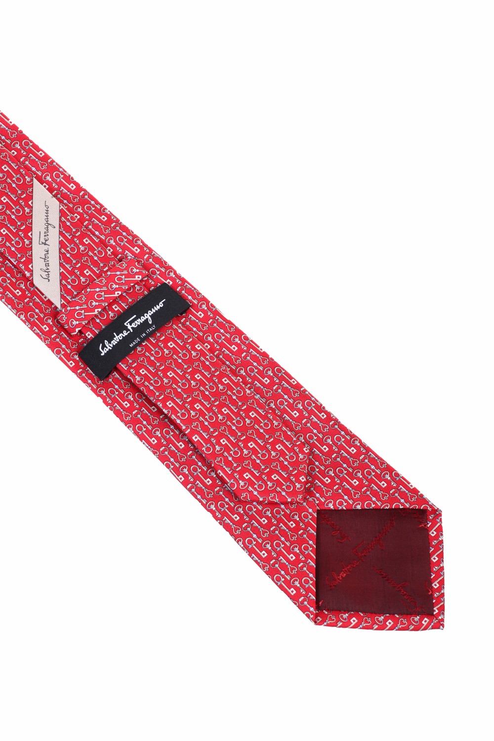 shop SALVATORE FERRAGAMO  Cravatta: Salvatore Ferragamo cravatta in seta stampa Chiavi.
Composizione: 100% seta.
Made in Italy.. 350292-R number 9050983